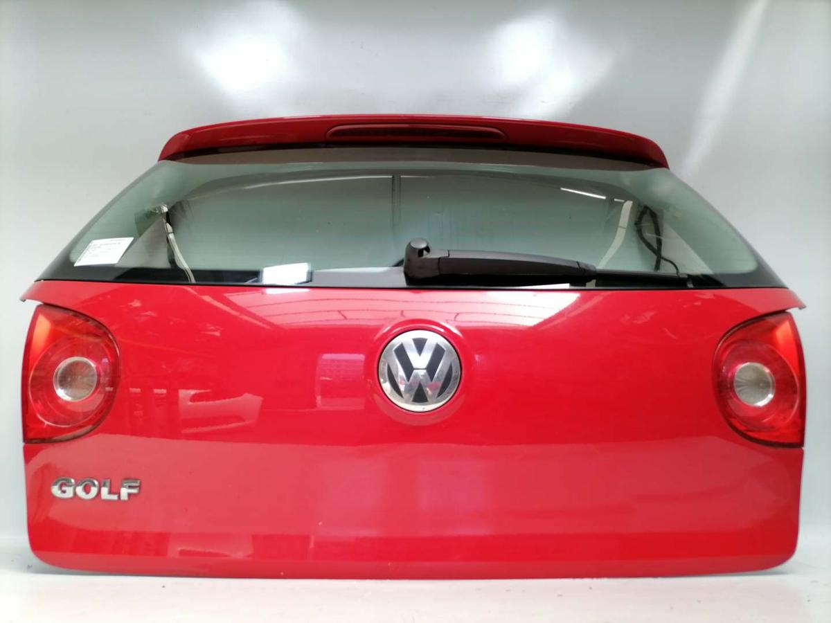 VW Golf 5 original Heckklappe mit Heckscheibe LY3D Tornadorot Fließheck Bj.2004